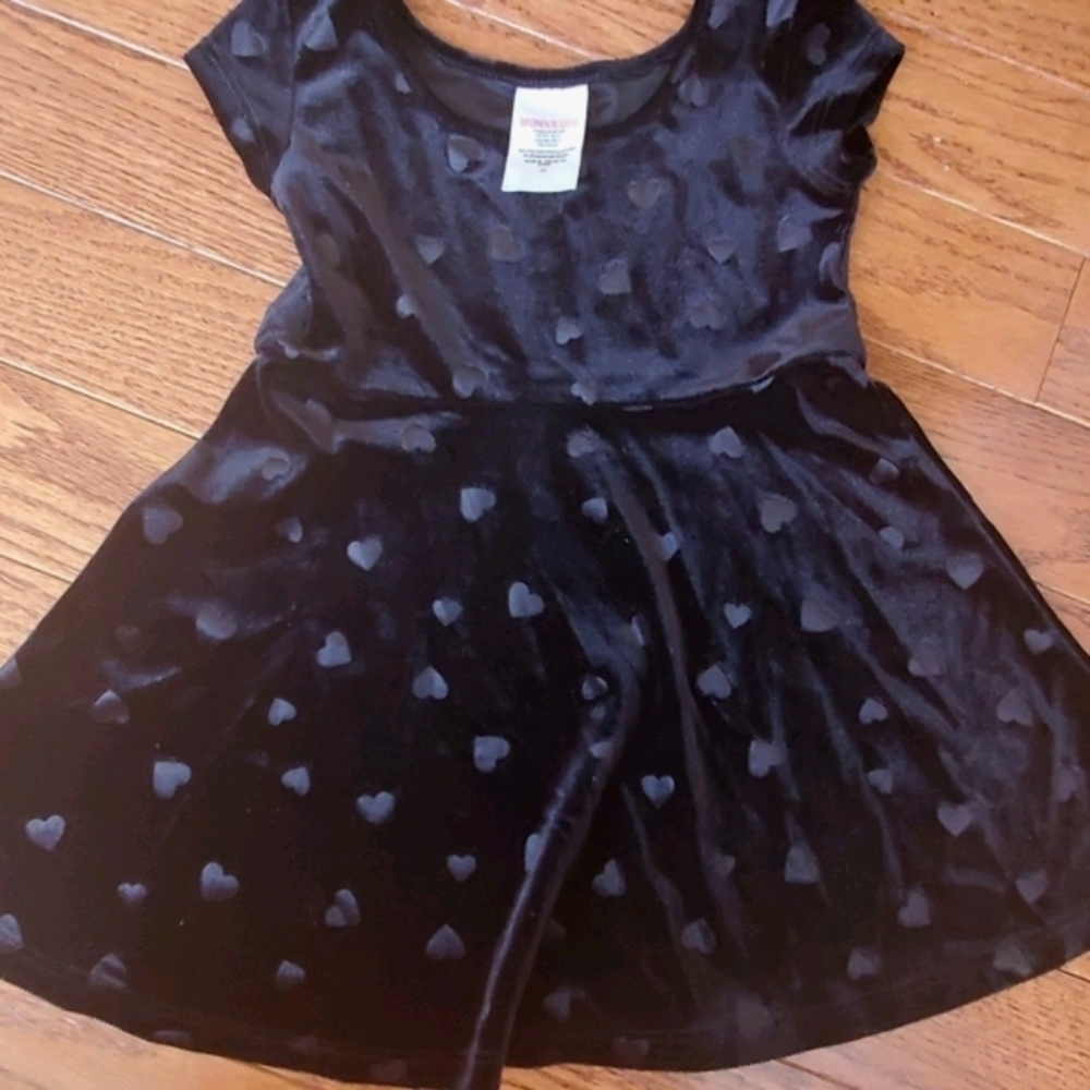 Girls black velvet dress wonder kids - Picture 6 of 7